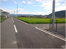 中部浄水系琴平支線路面復旧工事